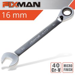 FIXMAN Reversible Combination Ratcheting Wrench 16mm